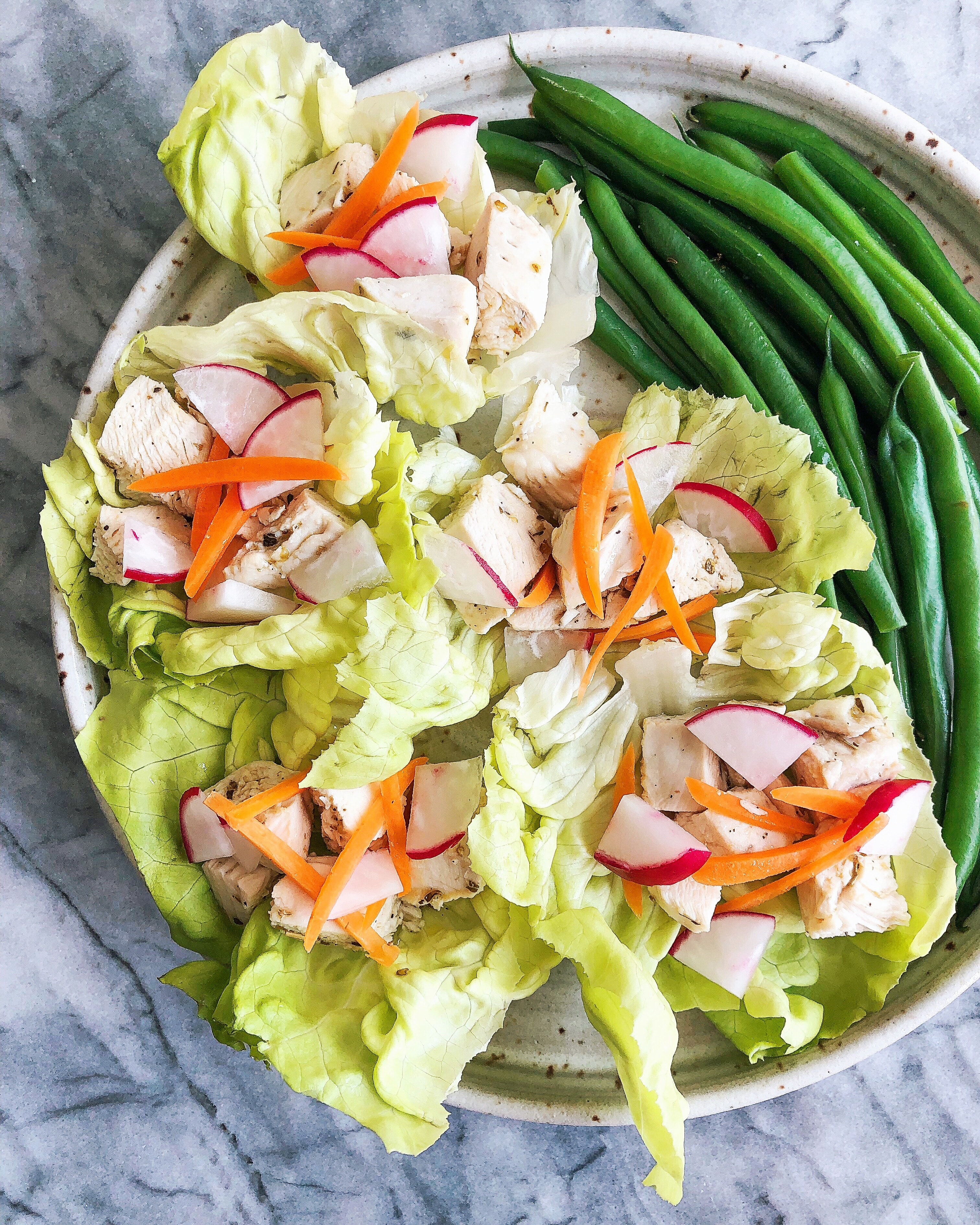 Chicken Salad Lettuce Cups